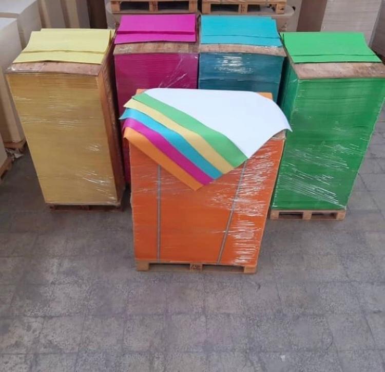 کاغذ کرافت روسی رنگ شده